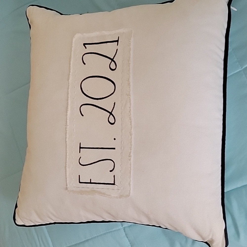 Rae Dunn pillows Gently used - Picture 2 of 8